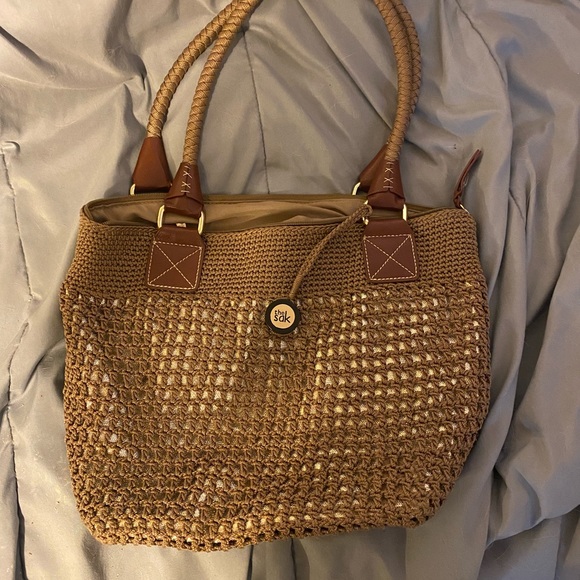 SAK Crochet handbag with Buxton Wallet - Picture 1 of 9